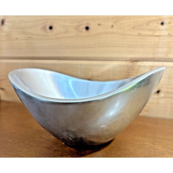 Nambé Other - Nambe Bowl Butterfly Mid Century Modern 569 Aluminum Alloy 1967 Richard K Thomas